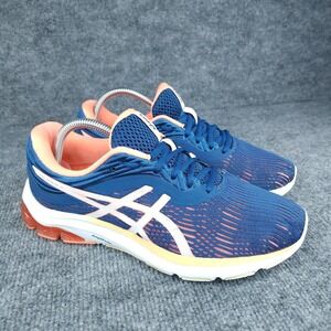 ASICS Gel-Pulse 11 Running Shoes Womens Size 9 Blue Peach AmpliFoam 1012A467